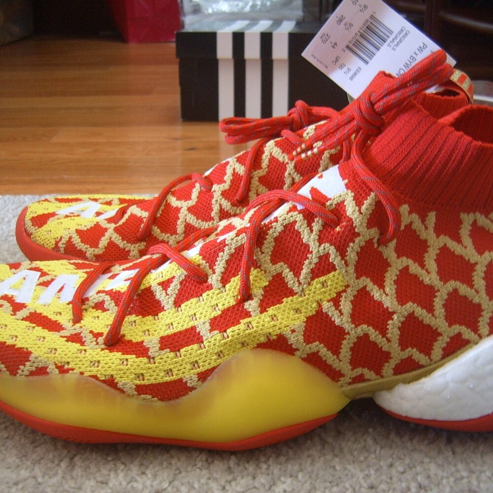 Size 10 - adidas Pharrell x Crazy BYW Chinese New Year Shoes Brand New with Box